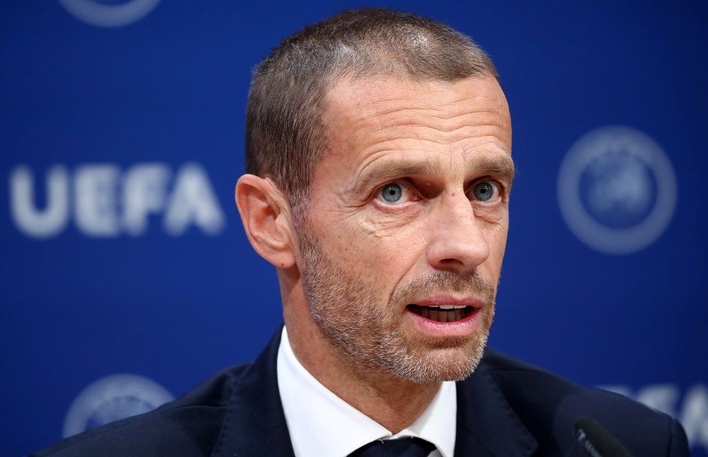 Uefa president Aleksander Ceferin during a press conference at Nyon in Switzerland December 4, 2019. u00e2u20acu201d Reuters pic