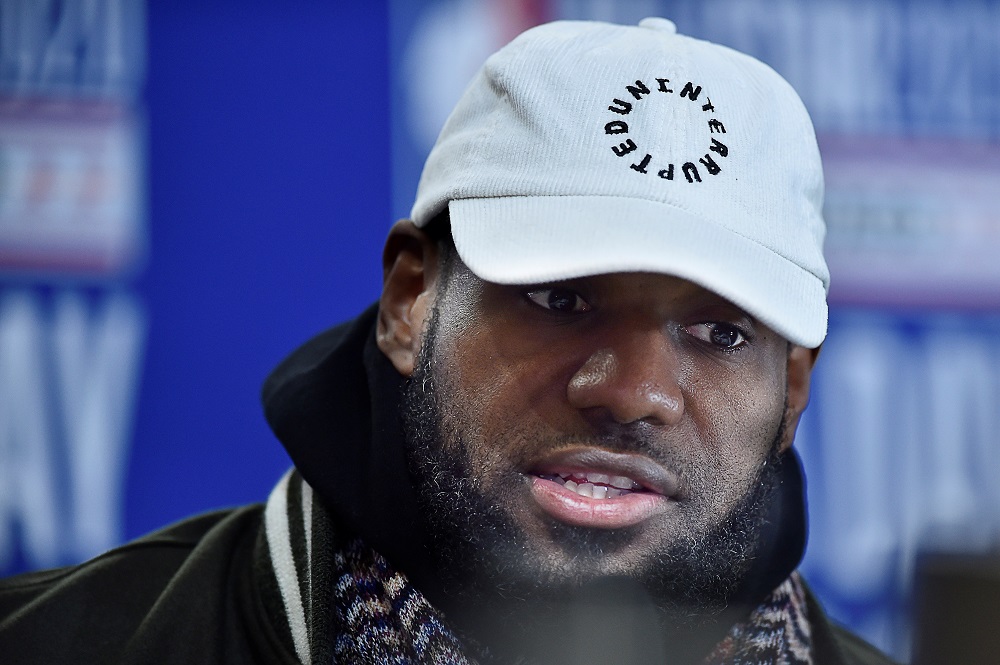 Los Angeles Lakersu00e2u20acu2122 Lebron James addresses the media during media day for the NBA All Star Game at Wintrust in Chicago February 15, 2020. u00e2u20acu201d Picture by Quinn Harris-USA TODAY Sports via Reuters