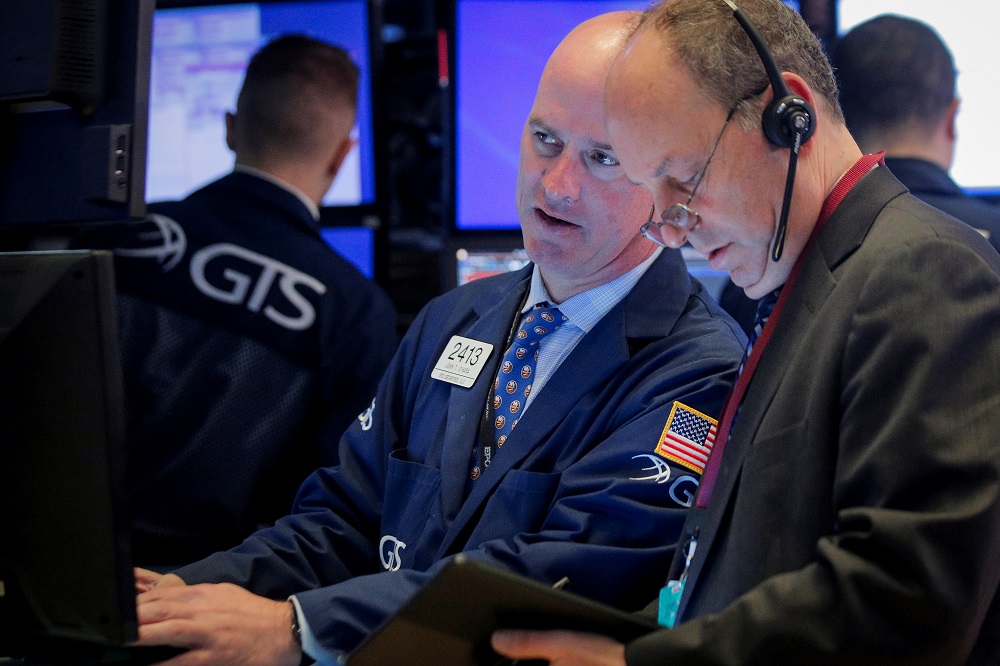 Traders work on the floor of the New York Stock Exchange February 20, 2020. u00e2u20acu201d Reuters pic 