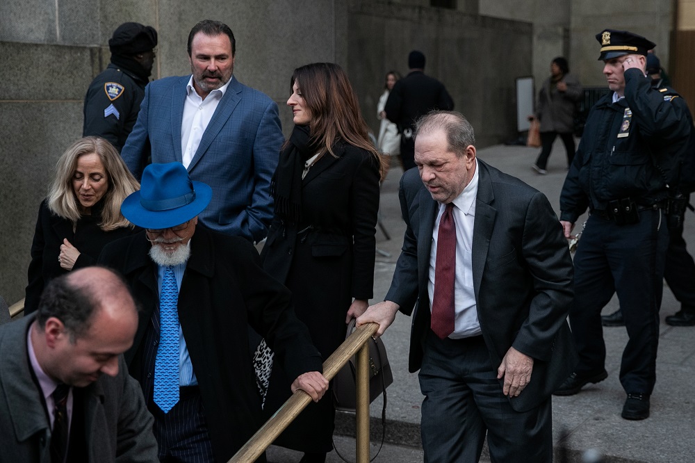 Film producer Harvey Weinstein leaves at New York Criminal Court for his sexual assault trial in the Manhattan borough of New York February 20, 2020. u00e2u20acu201d Reuters pic