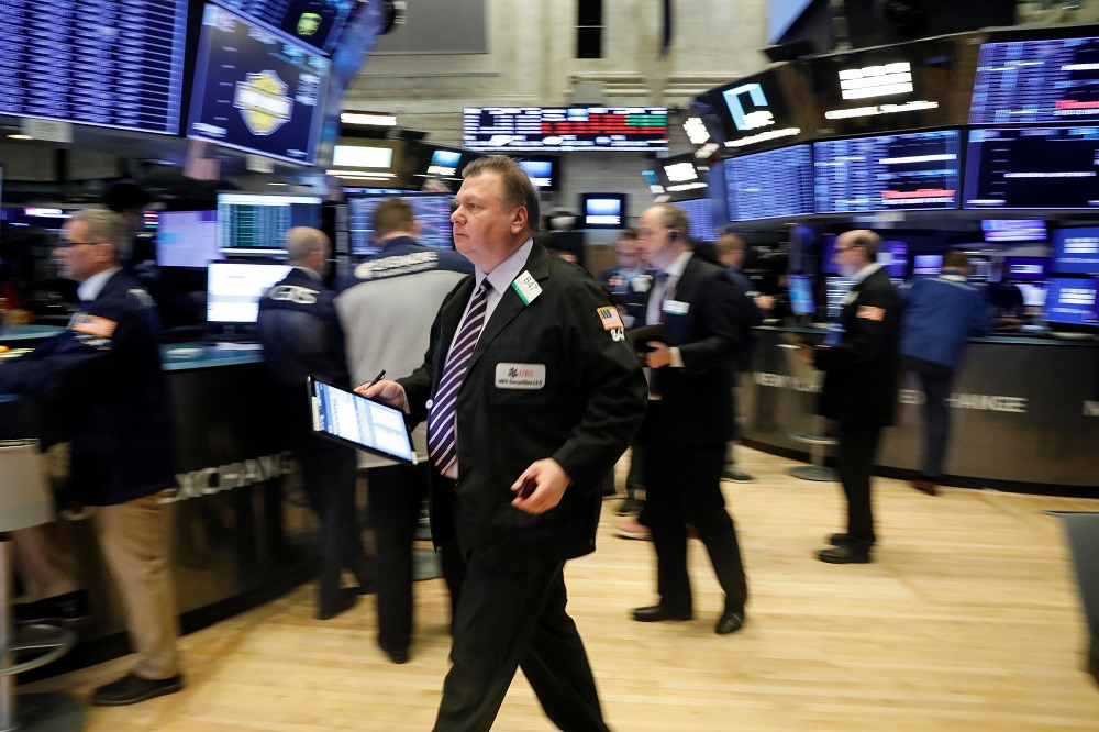 Traders work on the floor at the New York Stock Exchange February 25, 2020. u00e2u20acu201d Reuters pic