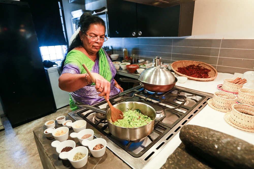 Her sonu00e2u20acu2122s friends always loved Parvathy Kanthasamyu00e2u20acu2122s food, so much so that her son decided to open up a restaurant based on her recipes. u00e2u20acu201d Picture by Ahmad Zamzahuri