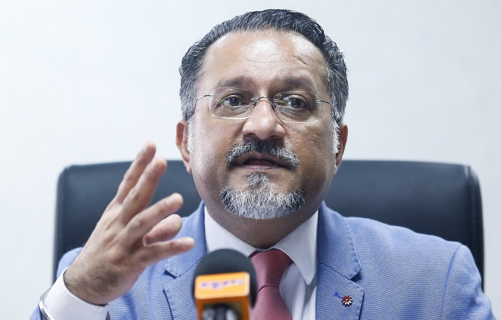 Penang State Exco Jagdeep Singh Deo speaks during a press conference the Komtar building in George Town February 3, 2020. u00e2u20acu201d Picture by Sayuti Zainudin