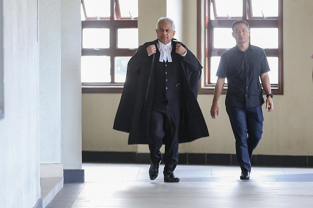 Attorney General Tan Sri Tommy Thomas at the Kuala Lumpur Court Complex February 4, 2020. u00e2u20acu201d Picture by Hari Anggara