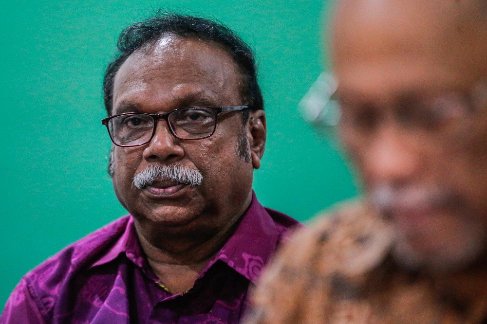 Subramaniam Ramasamy attends a press conference by ABIM in Kuala Lumpur February 6, 2020. — Picture by Hari Anggara