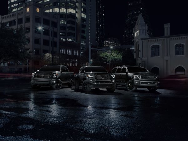 Nightshade Special Edition Tacoma, Tundra and Sequoia. — Picture courtesy of Toyota