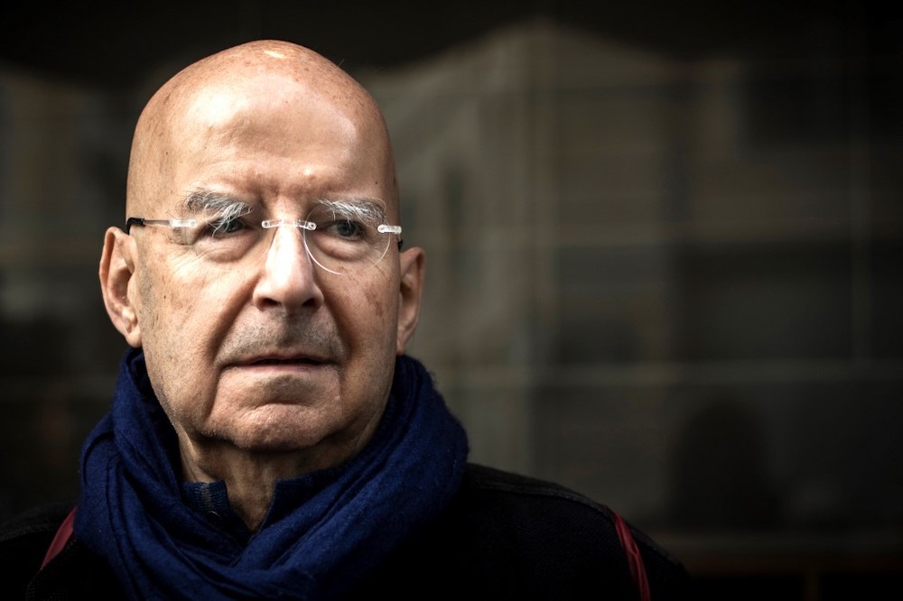 In this file photo taken on November 06, 2018 French writer Pierre Guyotat poses after being awarded with the Prix Medicis, the French literary prize, in Paris. u00e2u20acu201d AFP picnn