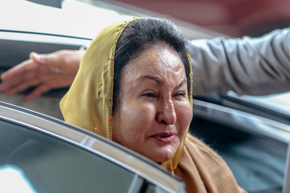 Datin Seri Rosmah Mansor at the Kuala Lumpur High Court February 10, 2020. — Picture by Firdaus Latif 