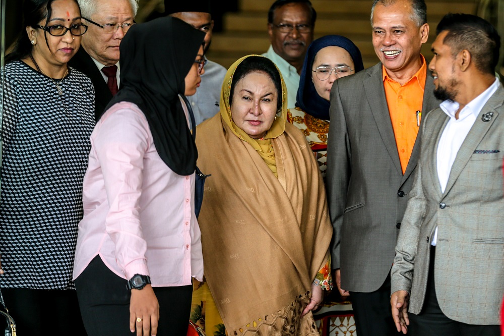 Datin Seri Rosmah Mansor at the Kuala Lumpur High Court February 10, 2020. u00e2u20acu201d Picture by Firdaus Latif 