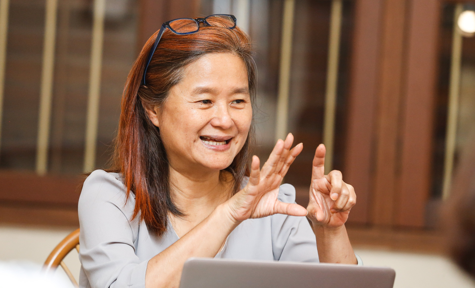 Penang Heritage Trust vice-president Khoo Salma Nasution speaks during a press conference at the Penang Heritage Trust office in George Town February 12, 2020. u00e2u20acu201d Picture by Sayuti Zainudin