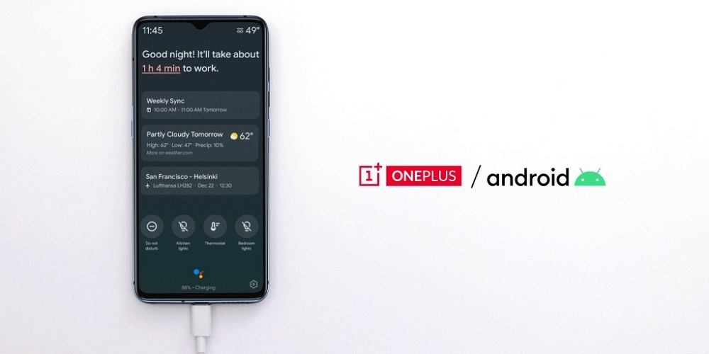 OnePlus devices gain access to Androidu00e2u20acu2122s u00e2u20acu02dcAmbient Modeu00e2u20acu2122 powered by Google Assistant. u00e2u20acu201d Picture courtesy of OnePlus