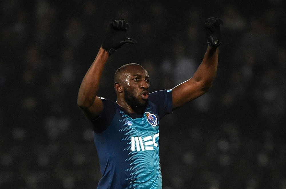 FC Porto's Malian forward Moussa Marega reacts after hearing racists chants during the Portuguese league match between Vitoria Guimaraes SC and FC Porto at the Dom Alfonso Henriques stadium in Guimaraes February 16, 2020. u00e2u20acu201d AFP pic