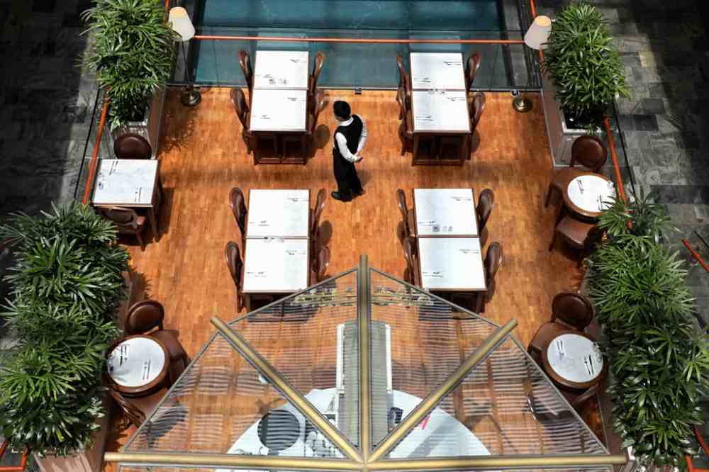 A view of a cafe in a hotel taken on February 18, 2020. The Singapore government has put out a special package to help businesses in the tourism, retail and food services sector, but some business operators are still edgy. u00e2u20acu2022 TODAY pic