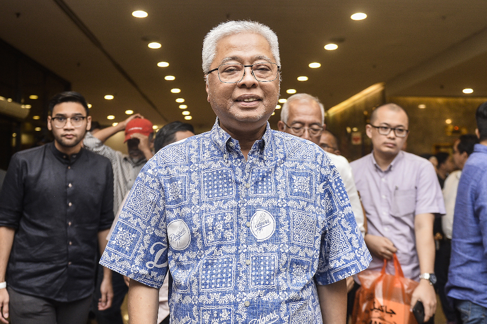 Umno vice-president Datuk Seri Ismail Sabri speaks to reporters at PWTC February 24, 2020. u00e2u20acu201d Picture by Miera Zulyana