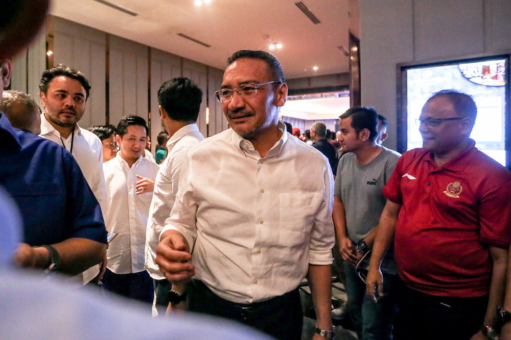 Datuk Seri Hishammuddin Hussein is pictured at Sheraton Hotel February 23, 2020. u00e2u20acu201d Picture by Firdaus Latif