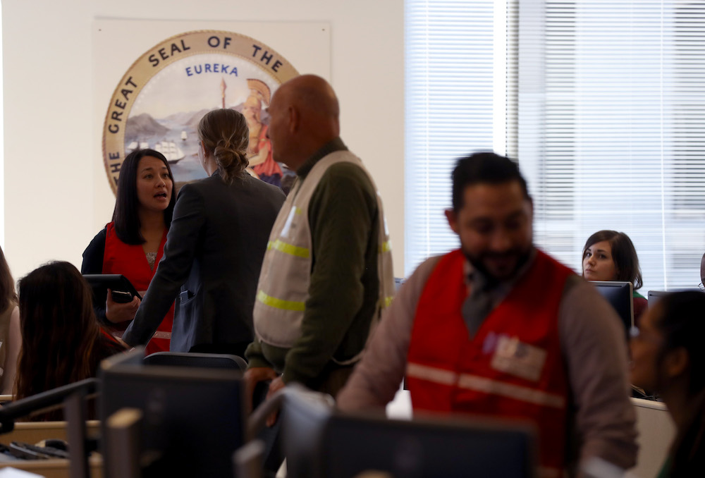 Workers man the Medical Health and Coordination Center at the California Department of Public Health in Sacramento, California February 27, 2020. u00e2u20acu201d Justin Sullivan/Getty Images/AFP pic