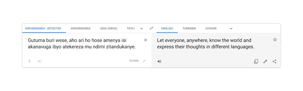 Google Translate adds support for five new languages. u00e2u20acu201d Picture courtesy of Google