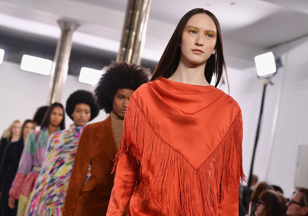 Models walk the runway for Gabriela Hearst during New York Fashion Week: The Shows in New York February 11, 2020. u00e2u20acu201d AFP pic