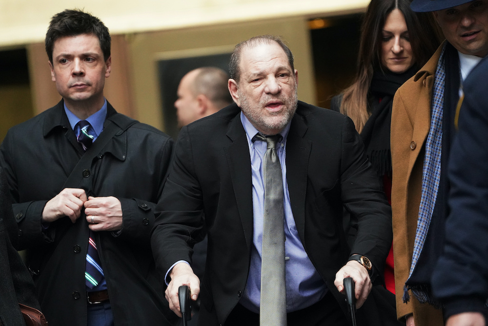 Film producer Harvey Weinstein departs New York Criminal Court during his ongoing sexual assault trial in the Manhattan borough of New York City, New York, US, February 7, 2020. u00e2u20acu201d Reuters picnn