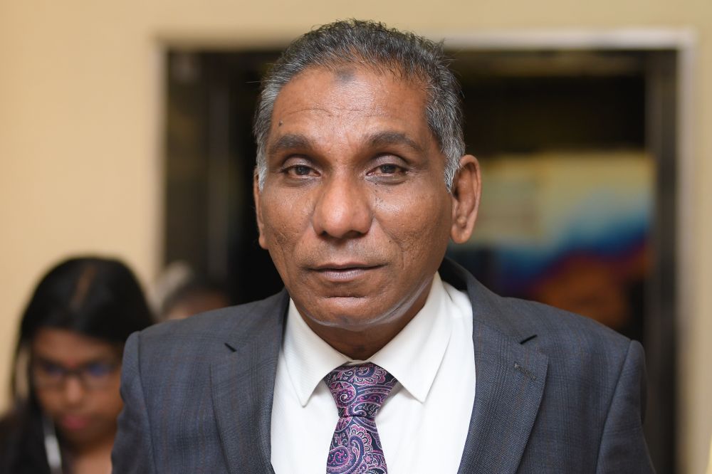 Tan Sri Irwan Serigar Abdullah arrives at the Kuala Lumpur Court Complex February 5, 2020. u00e2u20acu2022 Picture by Shafwan Zaidonnn