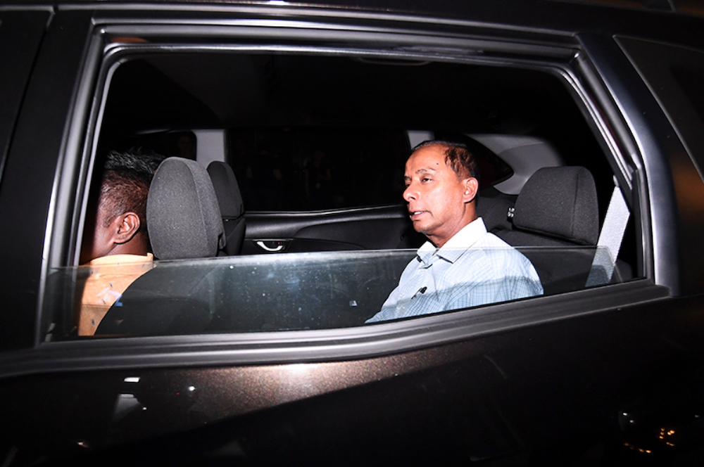 DAPu00e2u20acu2122s M.Kulasegaran arrives at Yayasan Albukhary on February 29,2020. u00e2u20acu201d Picture by Miera Zulyana