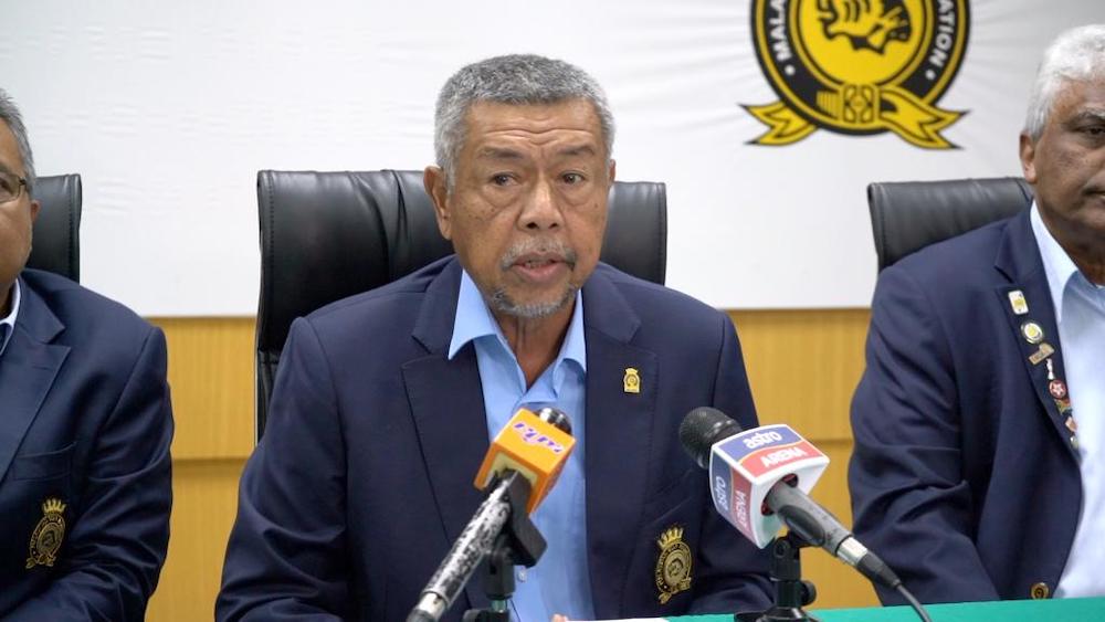 MGA president Admiral Tan Sri Anwar speaks at a press conference today. u00e2u20acu201d file picnn