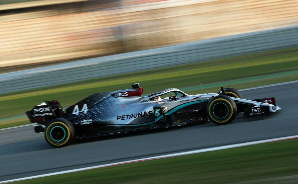 Mercedes' Lewis Hamilton during a testing session in Barcelona February 21, 2020. u00e2u20acu2022 Reuters pic