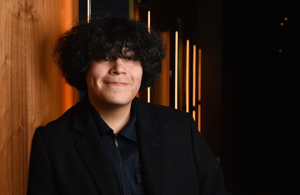 Mexican singer Ed Maverick poses for pictures in New York February 13, 2020. u00e2u20acu201d AFP pic