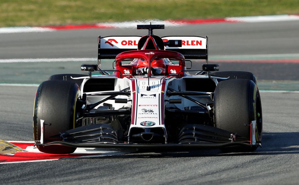 Alfa Romeo test driver Robert Kubica in action during testing at the Circuit de Barcelona-Catalunya. u00e2u20acu201d Reuters pic