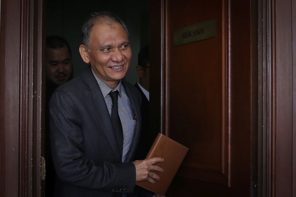 Datuk Shahril Ismail is pictured at the Kuala Lumpur High Court February 20, 2020. — Picture by Yusof Mat Isa
