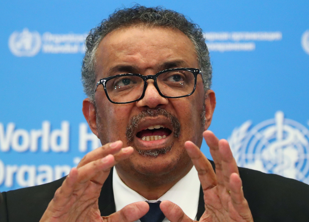 Director-General of the WHO Tedros Adhanom Ghebreyesus, speaks during the news conference on the novel coronavirus (2019-nCoV) in Geneva, Switzerland February 11, 2020. u00e2u20acu201d Reuters picnnn
