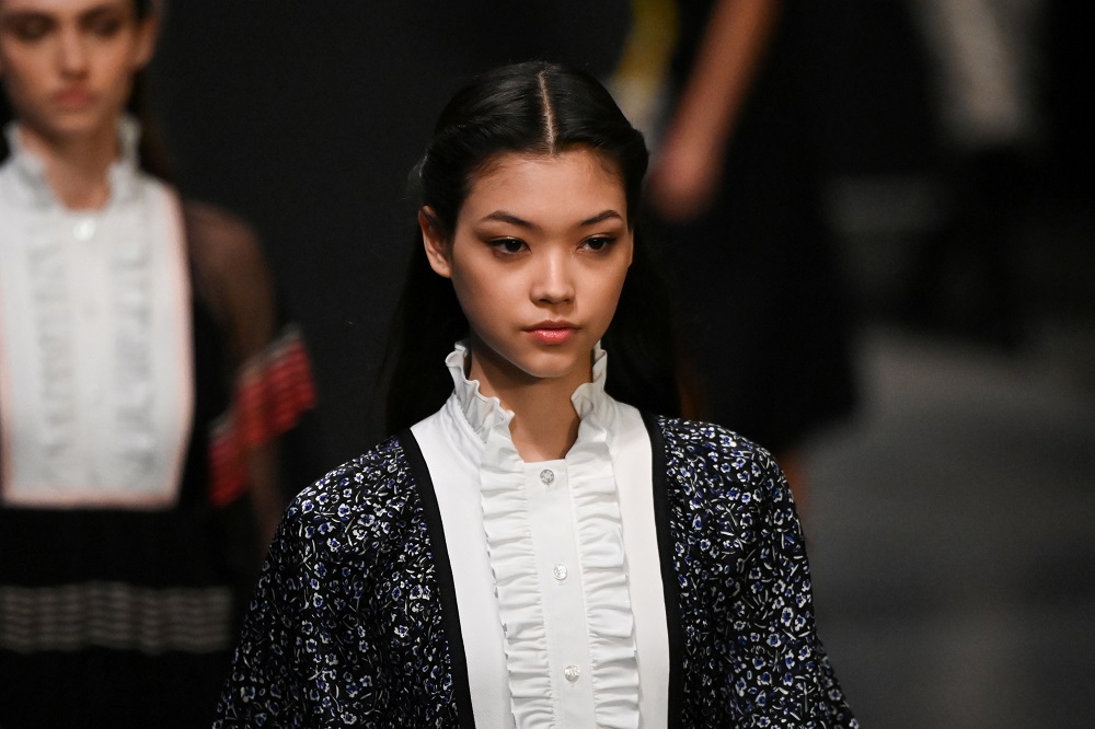 Model Mika Schneider presents a creation from the Tory Burch Fall/Winter 2020 collection during fashion week in New York February 9, 2020. u00e2u20acu201d Reuters pic