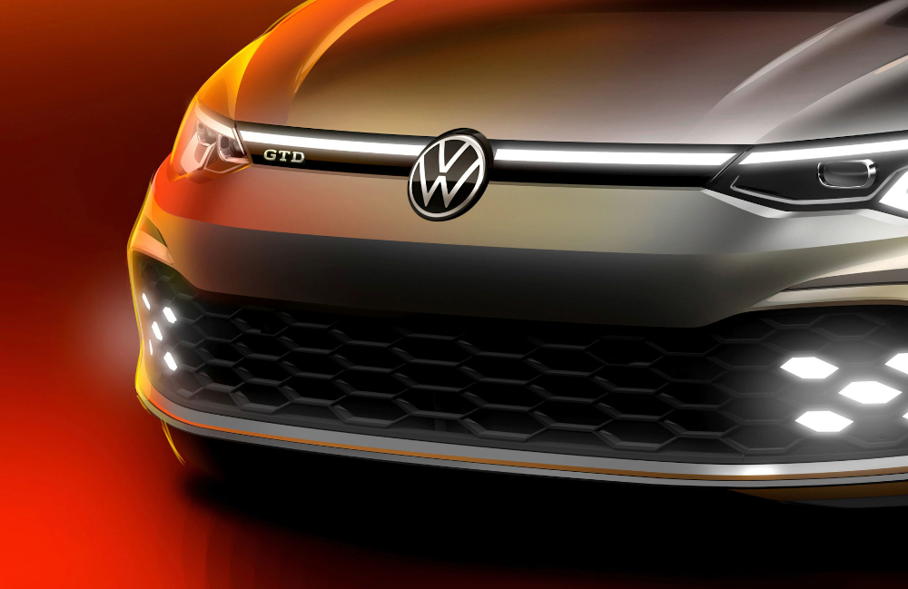 Volkswagen teases the new Golf GTD ahead of its Geneva debut in March. u00e2u20acu201d Picture courtesy of Volkswagen via AFP-Relaxnews nn