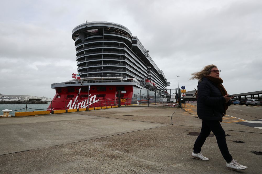 The Virgin Voyages Scarlet Lady cruise liner sits docked at Dover Port in Dover, Britain, February 21, 2020. u00e2u20acu201d Reuters pic
