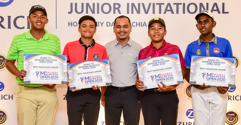 These talented golfing juniors are set to compete in their first-ever senior professional tournament. u00e2u20acu201d Picture courtesy of Winning Matters. nn
