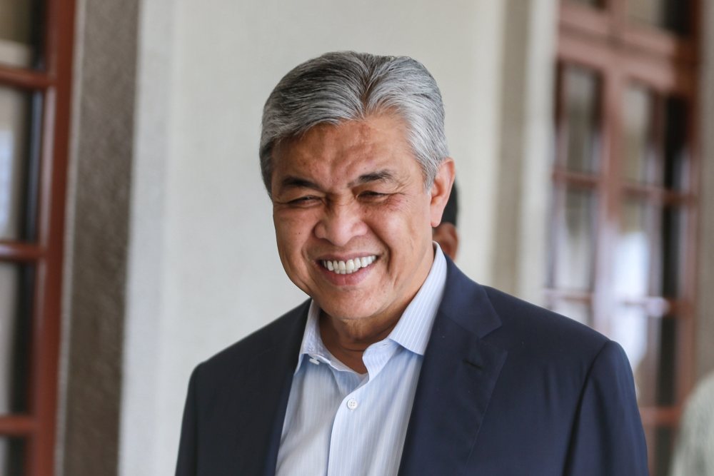 Datuk Seri Ahmad Zahid Hamidi is pictured at the Kuala Lumpur High Court, February 12, 2020. u00e2u20acu2022 Picture by Yusof Mat Isa