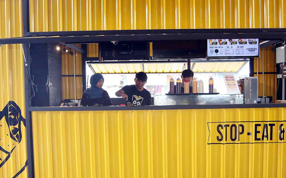 Container Kabab is in a bright yellow container... you can't miss it. — Picture by Farhan Najib Yusoff