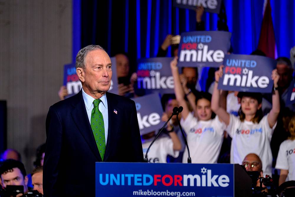 Michael Bloomberg, the billionaire media mogul and former New York City mayor, hosts a kick off 'United for Mike' in Miami, Florida January 26, 2020. u00e2u20acu201d Reuters pic