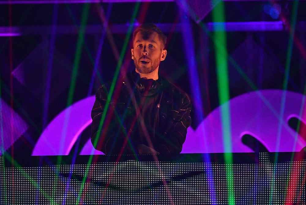 Scottish DJ Calvin Harris performs on stage during the Z100's iHeartRadio Jingle Ball show at Madison Square Garden, New York December 7, 2018. u00e2u20acu201d AFP pic