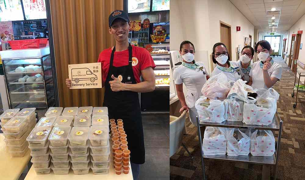 The campaign has raised nearly S$20,000 to provide free chicken rice for more than 5,000 healthcare workers. u00e2u20acu201d Picture from Facebook/OKCHICKENRICE