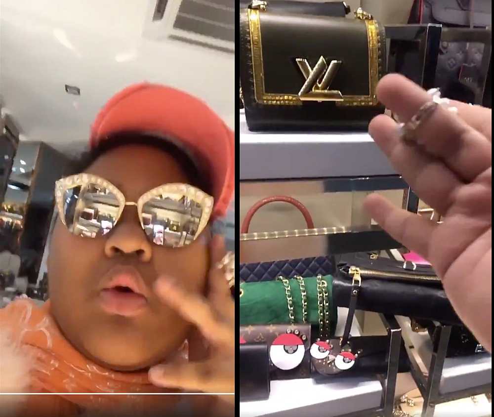 Cik B in sunglasses similar to the pair that Azwan often sports in his videos. u00e2u20acu201d Screengrabs from Twitter/HavocCikB