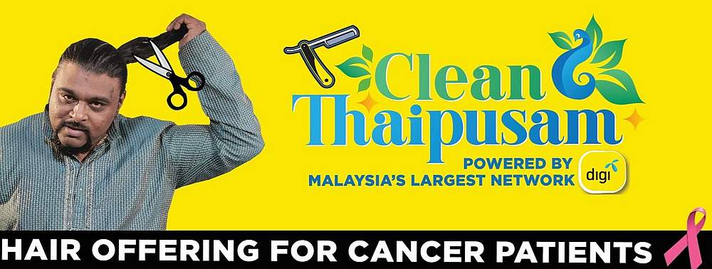 The 'hair offering' initiative will also be held at the booths where devotees are encouraged to donate their hair. — Picture courtesy of Facebook/CleanThaipusam