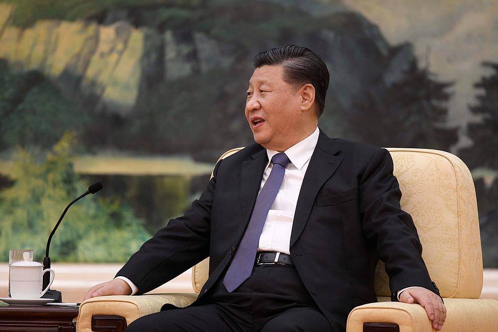 Chinese President Xi jinping speaks during a meeting with Tedros Adhanom, World Health Organisation director-general, in Beijing, China, January 28, 2020. u00e2u20acu201d Naohiko Hatta/pool pic via Reuters