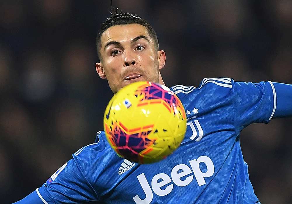 Juventus' Cristiano Ronaldo in Serie A action with SPAL at Paolo Mazza, Ferrara February 22, 2020. u00e2u20acu201d Reuters pic 