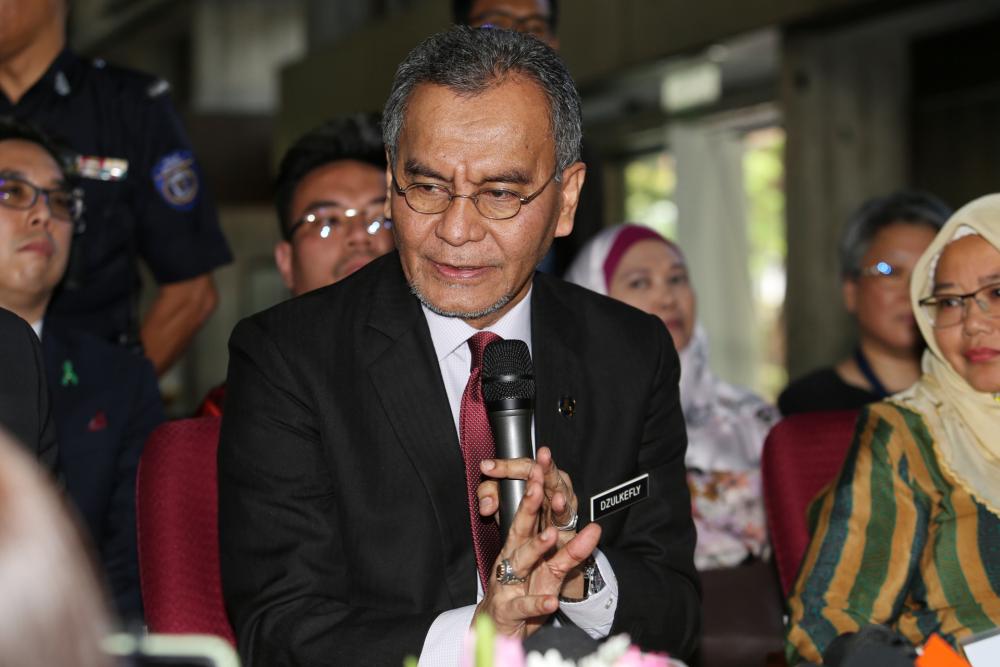 Health Minister Datuk Seri Dzulkefly Ahmad speaks during the launch of the mental wellness programme at Universiti Malaya in Kuala Lumpur February 20, 2020. u00e2u20acu2022 Picture by Choo Choy May