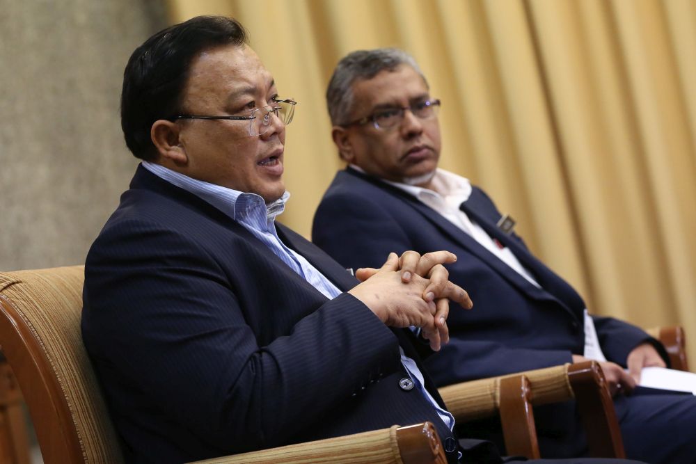 Deputy Communication and Multimedia Minister Datuk Eddin Syazlee Shith speaks during a media conference on fake news in Putrajaya February 21, 2020. u00e2u20acu201d Picture by Yusof Mat Isa