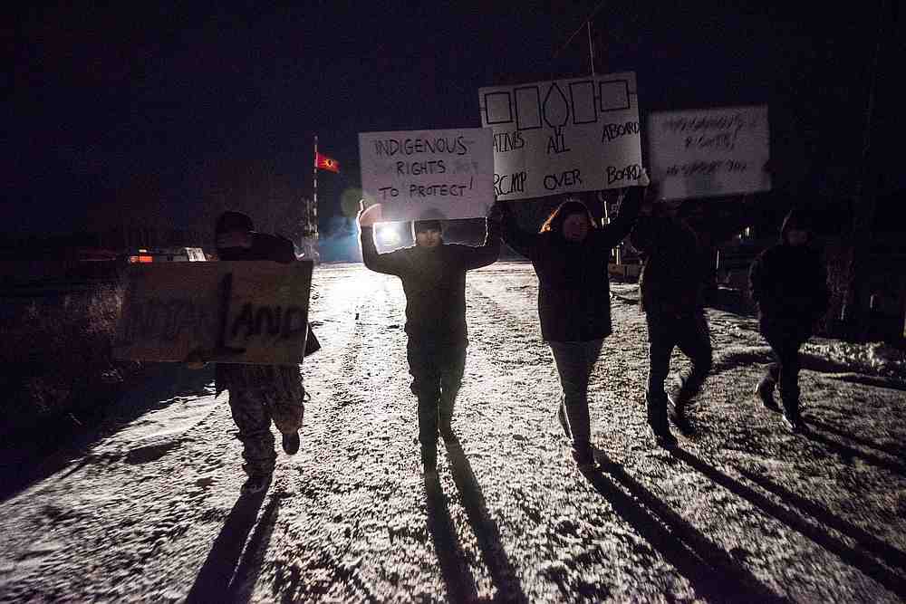 First Nations members of the Tyendinaga Mohawk Territory block train tracks servicing Via Rail in Tyendinaga, Ontario, Canada February 9, 2020. u00e2u20acu201d Reuters pic
