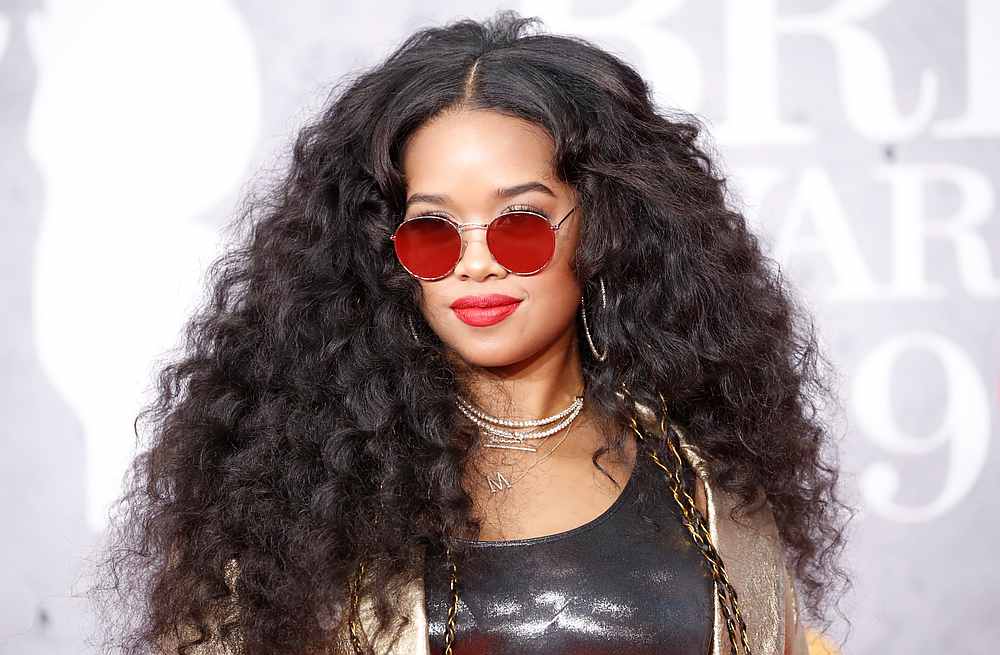 US singer-songwriter Gabriella 'Gabi' Wilson, known as H.E.R. on the red carpet for the BRIT Awards in London February 20, 2019. u00e2u20acu201d AFP pic