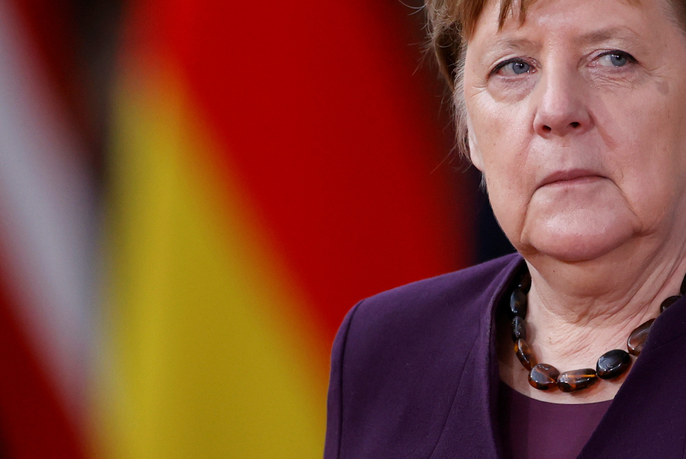 German Chancellor Angela Merkel arrives for the European Union leaders summit in Brussels, Belgium, February 20, 2020. u00e2u20acu201d Reuters pic 