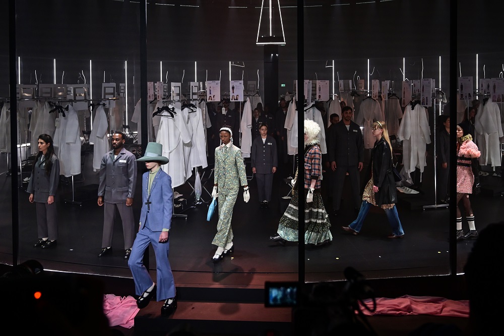 Models present creations for Gucciu00e2u20acu2122s Women Fall-Winter 2020 collection in Milan February 19, 2020. u00e2u20acu201d AFP pic